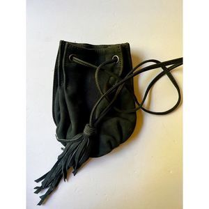 Treasure & BOND Navy Blue Leather Handbag Shoulder Satchel Hobo Bag